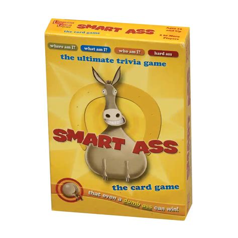 smart ass card game extra cards|smart ass trivia board game.